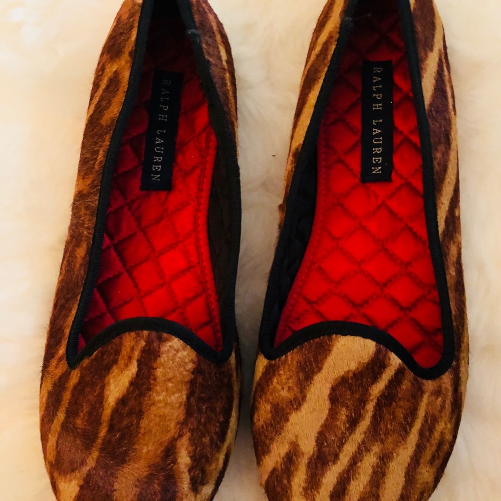 Ralph Lauren animal print shoe. Super cute